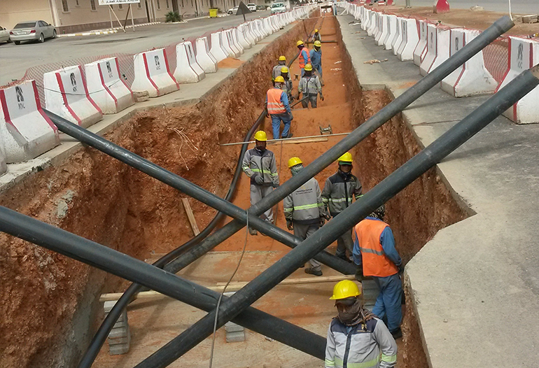 Interconnection of 380/132 Kv Ashbailyah Substation with 132 Kv Network in Riyadh