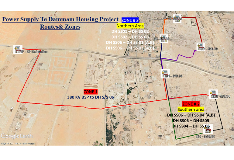 Power Supply to Dammam Housing Project