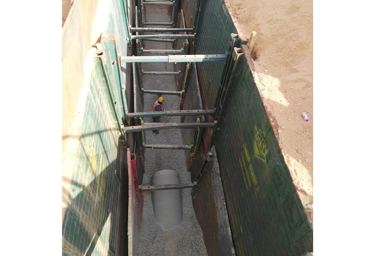 Construction of Sewer Lines and Sewerage Network in West Buraidah