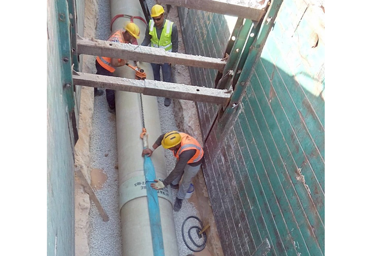 Construction of Sewer Lines and Sewerage Network in West Buraidah