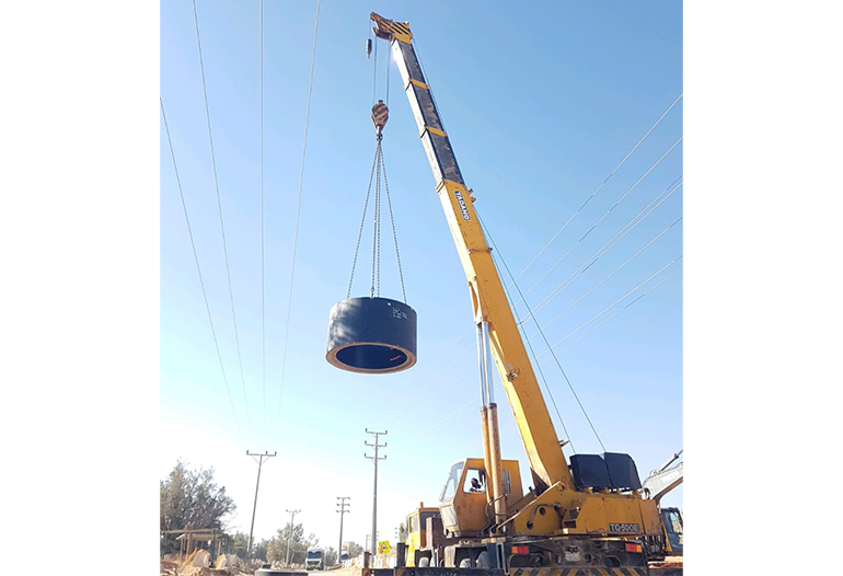 Construction of Sewer Lines and Sewerage Network in West Buraidah