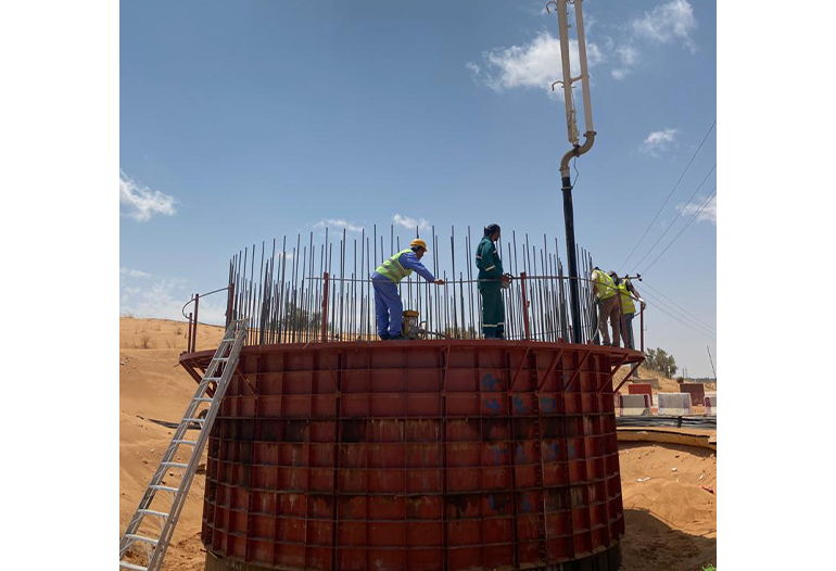 Construction of Sewer Lines and Sewerage Network in West Buraidah