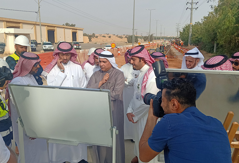 Construction of Sewer Lines and Sewerage Network in West Buraidah